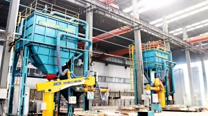 furan resin sand casting production line for custom metal casting