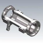 Railway Castings Axle Housing 3D 2