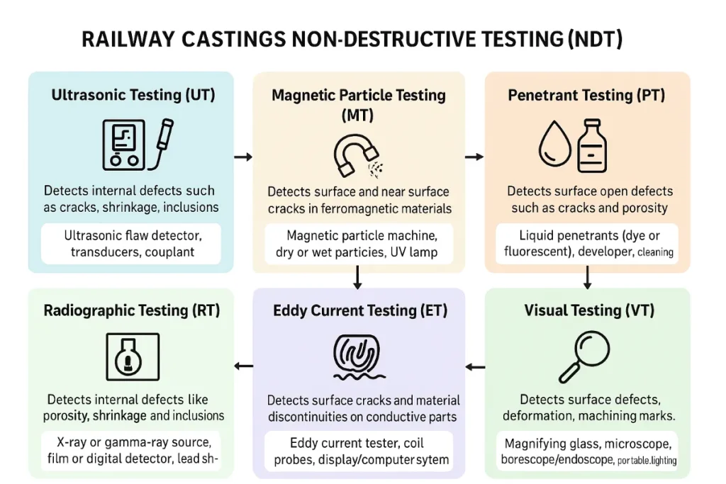 Railway Castings Non-Destructive Testing