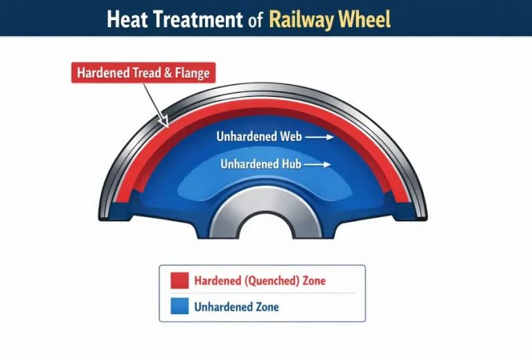 Railway Wheels Heat Treatment Diagram