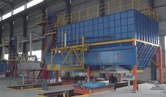 V-Process Production Line For Railway Castings