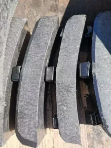 Railway Brake Shoes with Composite Material Produced by Fonyo