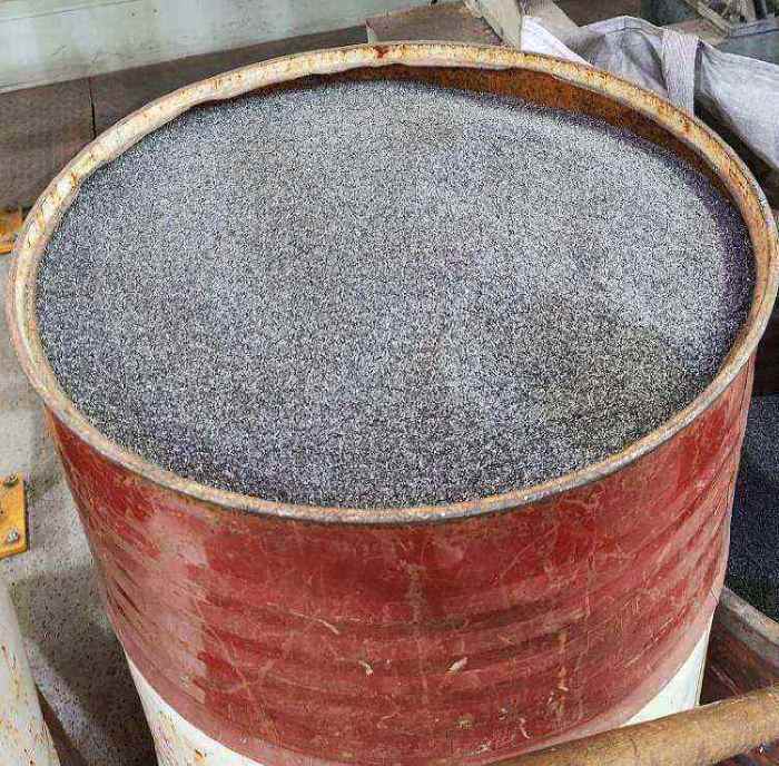 Steel shots used in shot blasting process for railway wheels and castings