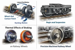 Relationship between gear ratio, motor speed, and railway wheel diameter of locomotive