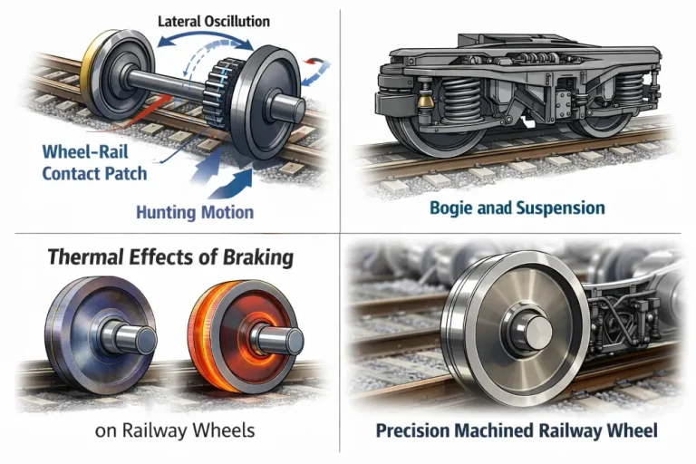 Relationship between gear ratio, motor speed, and railway wheel diameter of locomotive
