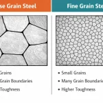 coarse grain vs fine grain steel microstructure