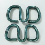 High-strength elastic rail clip used in railway fastening systems to secure rails and maintain stable track performance