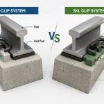 E-clip vs SKL clip railway fastening systems comparison